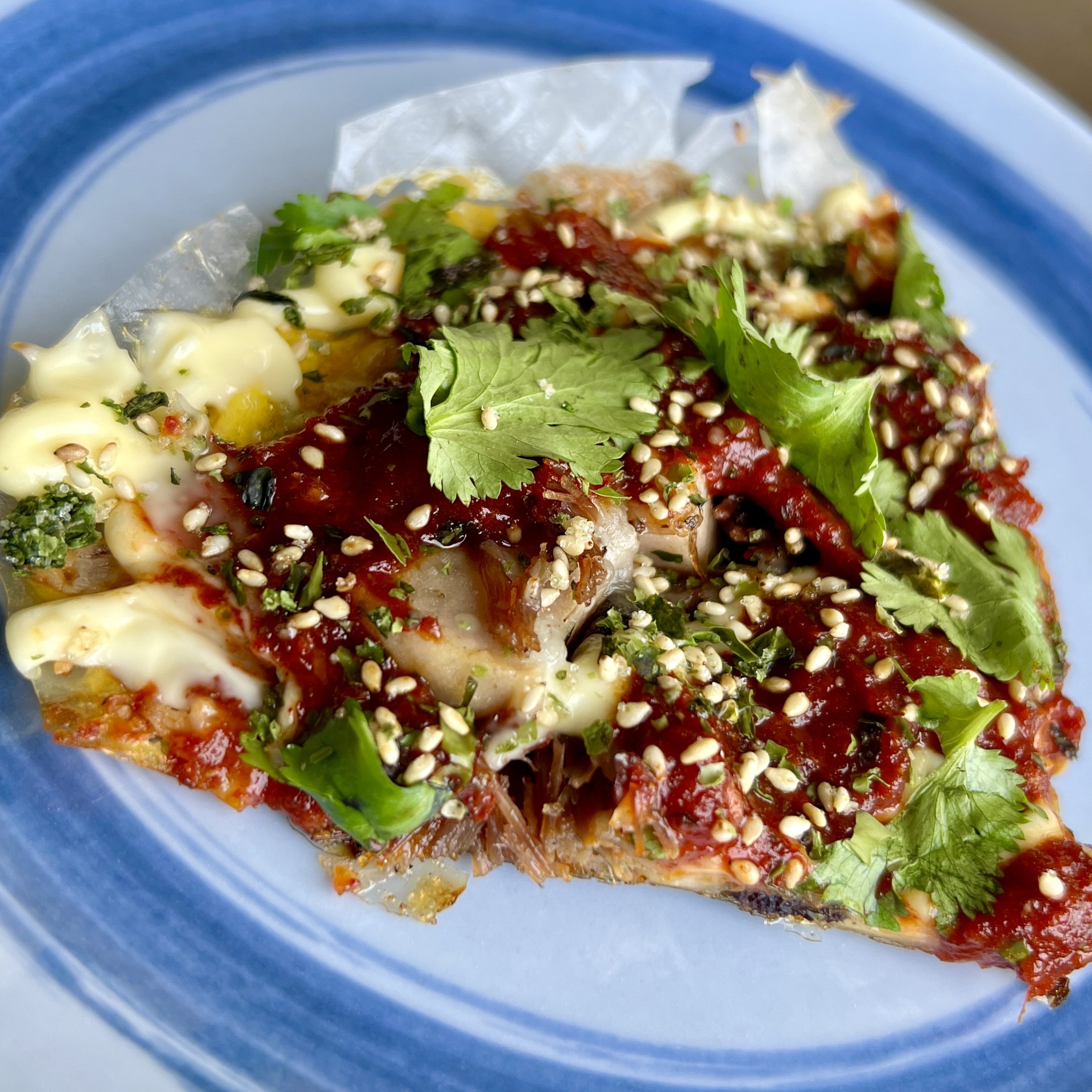 Rice Paper Pizza - Bánh Tráng Nướng